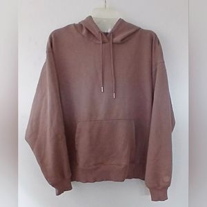 Pink by Victoria Secret large grayish purple pullover hoodie